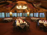 Dining room at Sundance Guest Ranch.